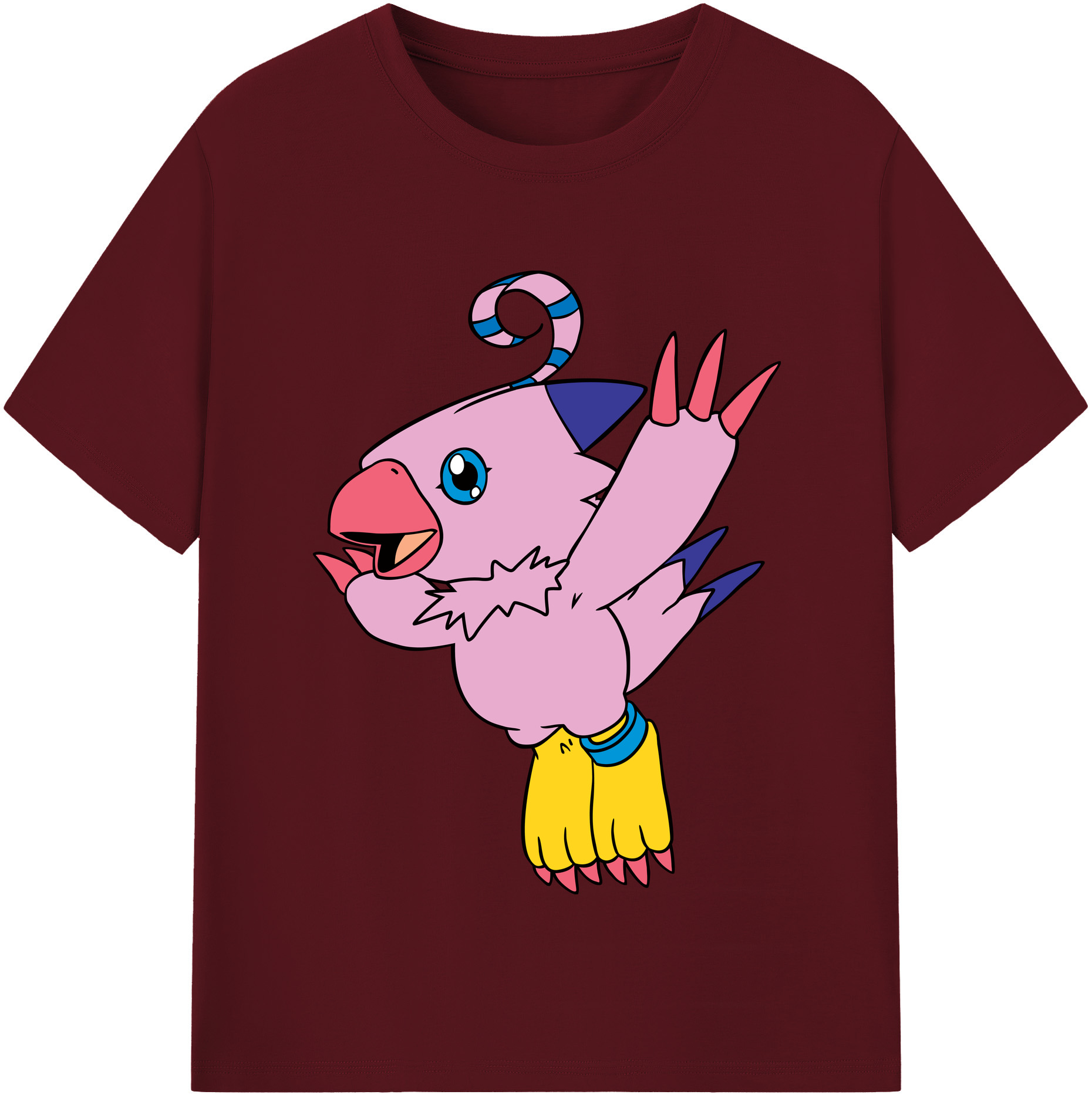 （画像用） Digimon デジタルモンスター/デジモン 綿100％半袖Tシャツ（フロントプリント）